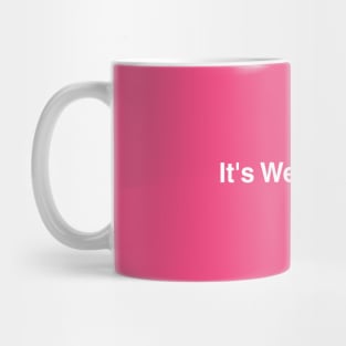 Mean Girls Pink Wednesday Mug